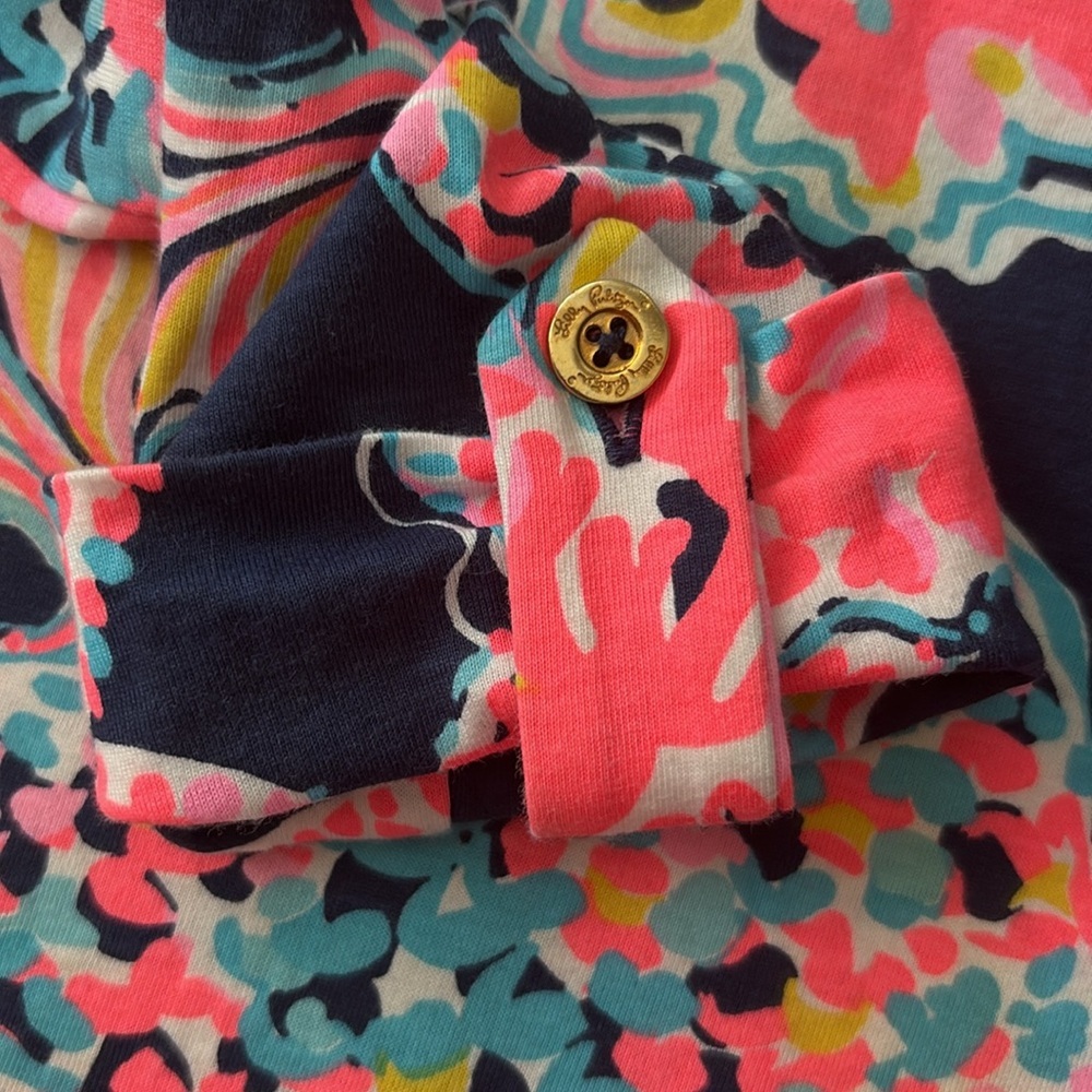 LILLY PULITZER For the Halibut Linden Knit Dress in Bright Navy Pop Size XXS - Picture 5 of 7